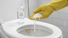 Trucco notturno con bicarbonato e aceto per rimuovere la placca ostinata